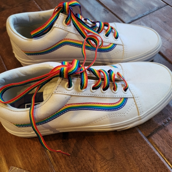 Vans Shoes Limited Edition Vans Rainbow Sneakers Poshmark